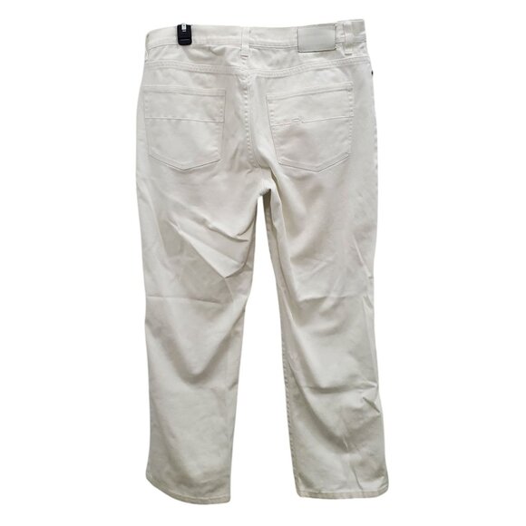 Lauren Ralph Lauren Jeans Co. Women's Vintage White Denim Straight Leg Size 12 - Picture 7 of 7